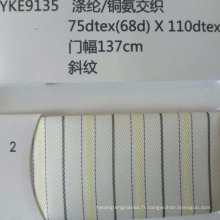 tissu de doublure de mélange de polyester cupro pour la douille Chine fournisseur